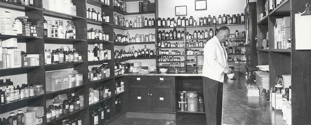 Image of vintage pharmacy