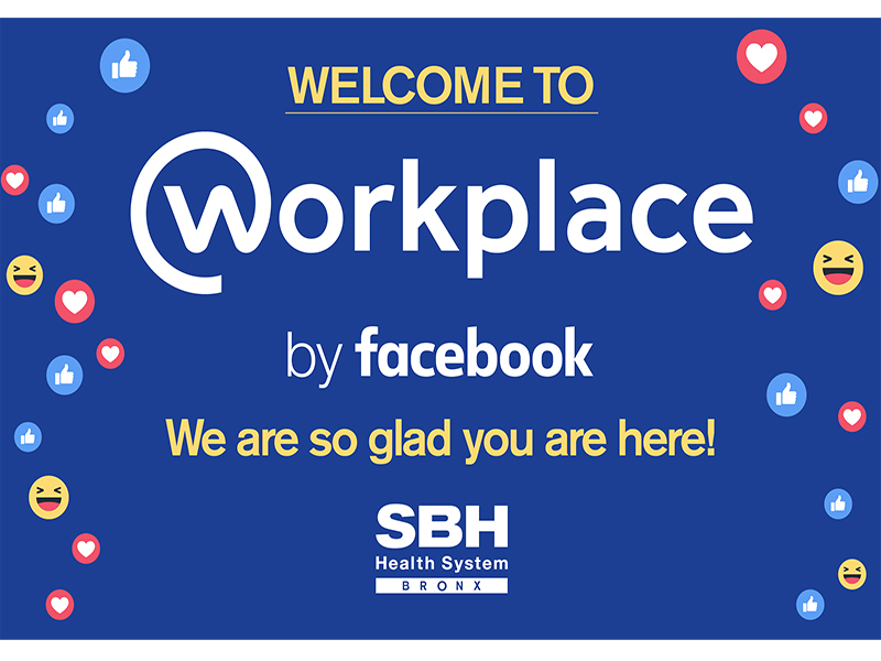 Animated Image of Facebook Workplace Welcome