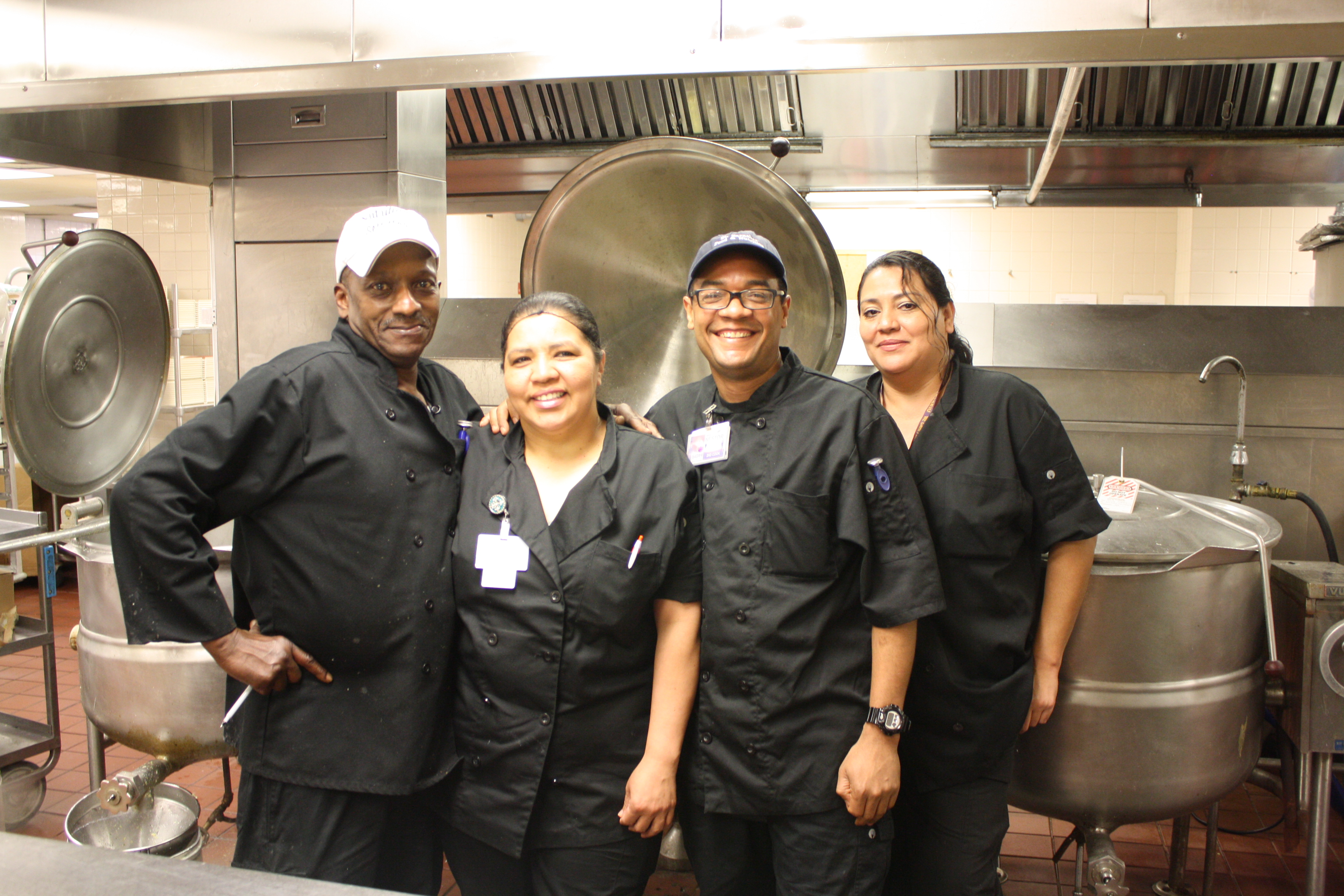 Image of Cooking Staff from St. Barnabas Hospital