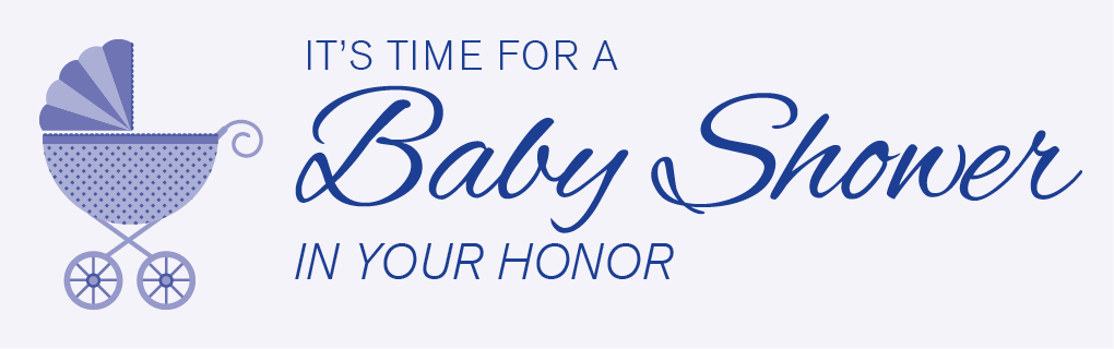 image of baby shower banner-