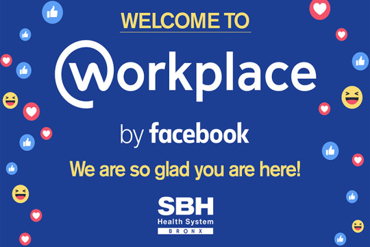 Animated Image of Facebook Workplace Welcome